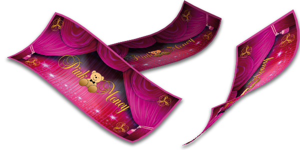 Objet PinkParadise flottant